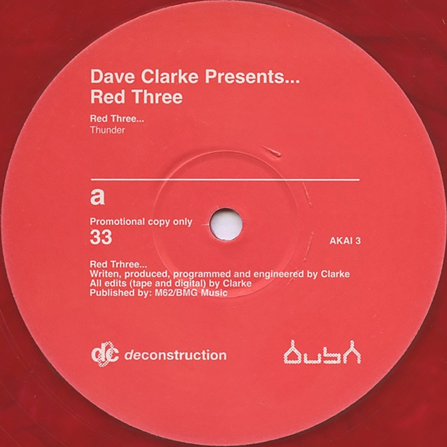 DAVE CLARKE RED1,2,3レコード 3枚セット Dave Clarke: How I Made The Red Series